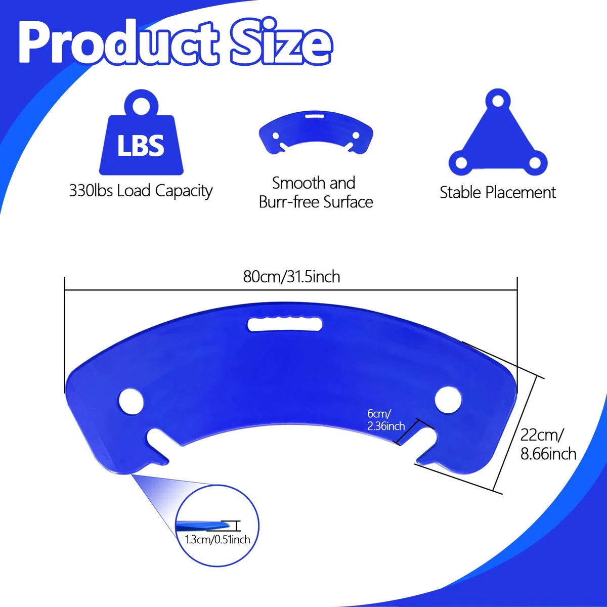 Tavola di trasferimento, Banana Board per trasferimento disabili, scheda di trasferimento paziente, bordo di trasferimento del letto, plastica ABS leggera, antiscivolo, portatile, trasferimenti sicuri