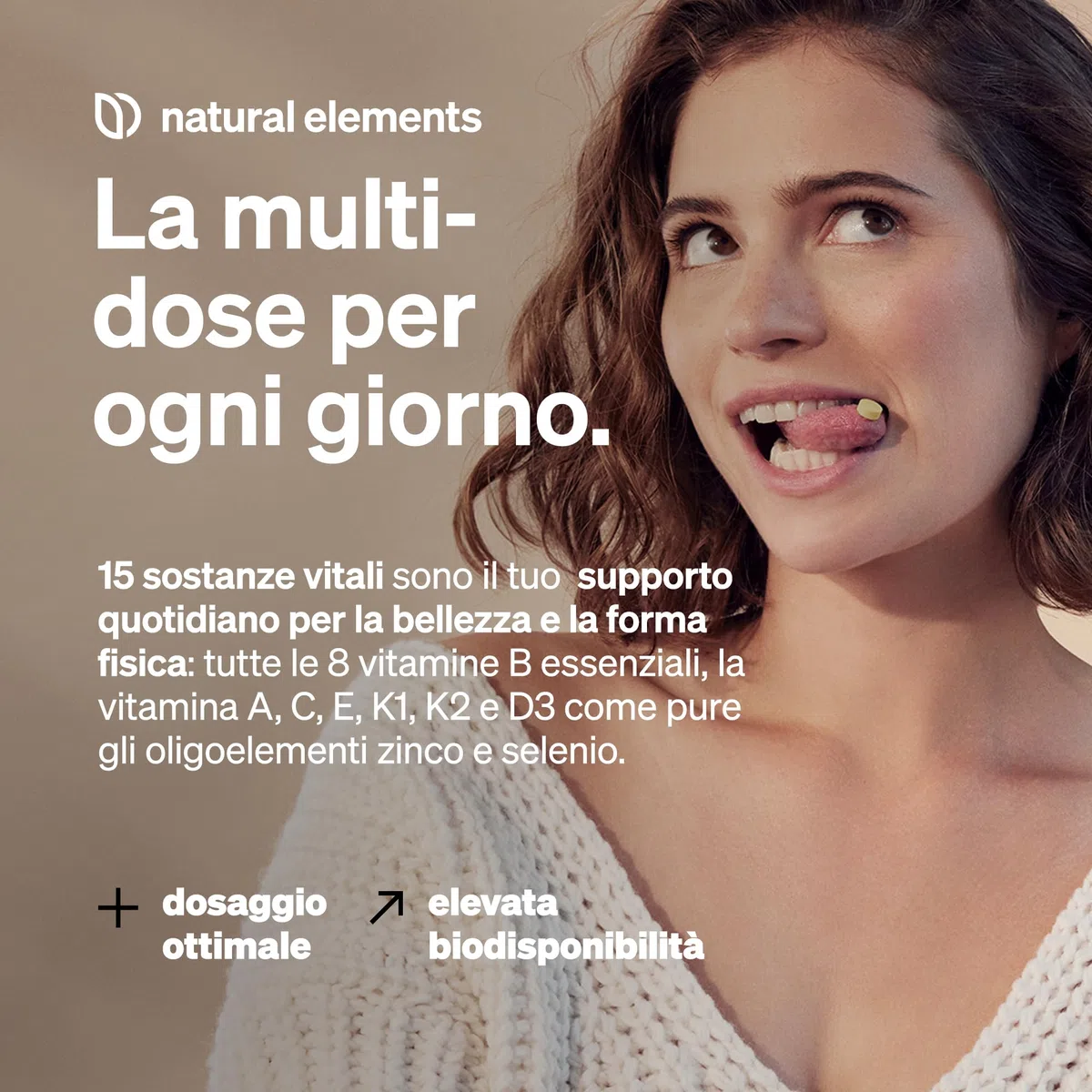 Multivitaminico – 365 compresse vegane – scorta annuale – preziose vitamine A-Z, vitamina K1 e K2 – senza additivi inutili – prodotto e testato in laboratorio in Germania
