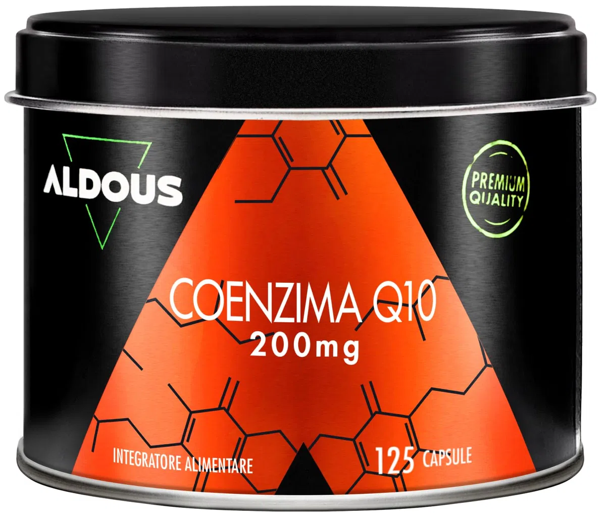 Coenzima Q10 200mg - per +4 mesi - Ubichinolo, Fermentazione naturale - Q10 integratore CoQ10 - Supporto per Energia, Benessere della pelle - Antiossidante, Sistema Immunitario - Vegan - Aldous