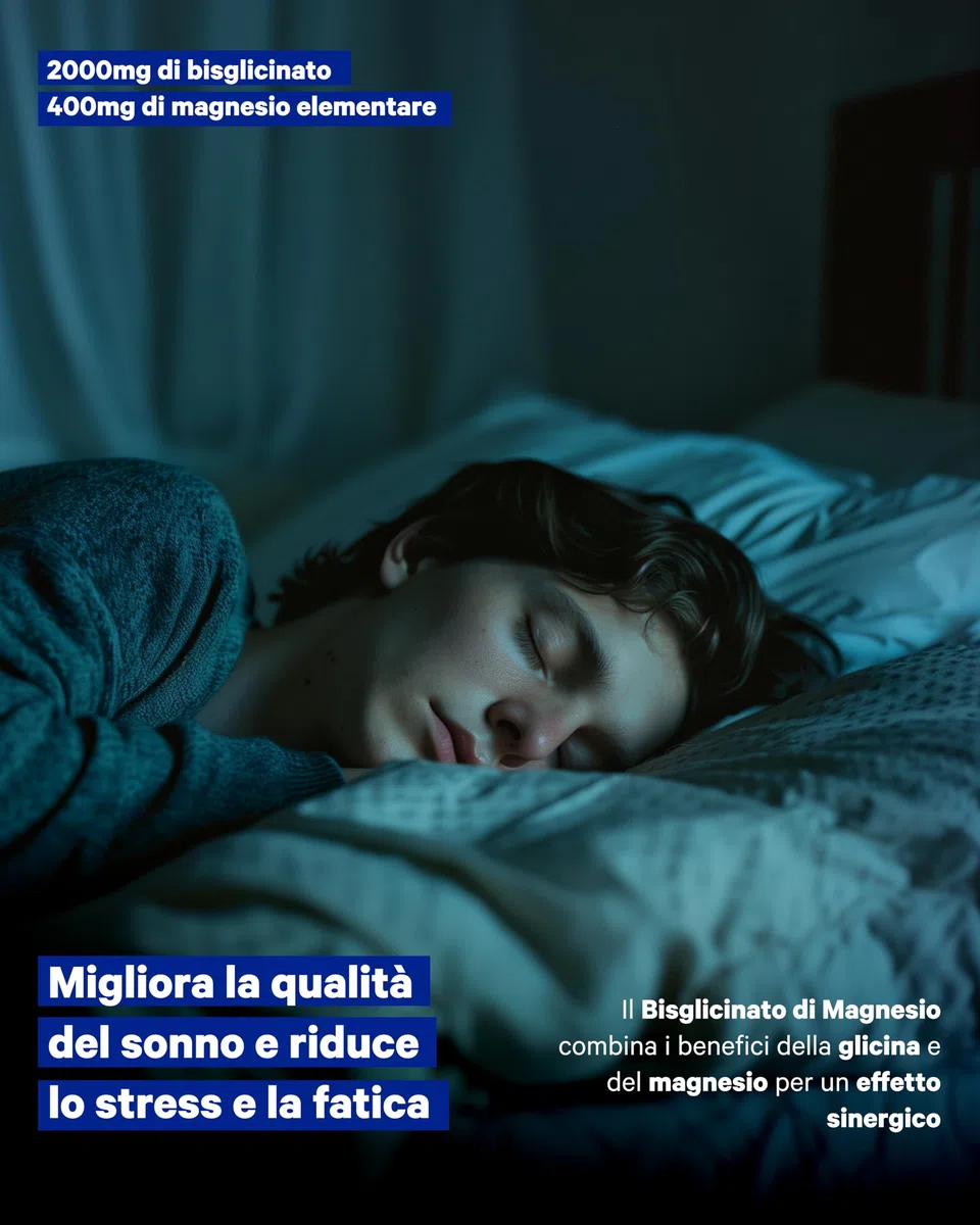 Magnesio Bisglicinato 2.000mg - Dose XXL (250 Capsule) | Forma Chelata: Sonno Ristoratore, Energia, Supporto Osseo e Muscolare, Concentrazione | Alta Biodisponibilità, Senza Effetti Lassativi