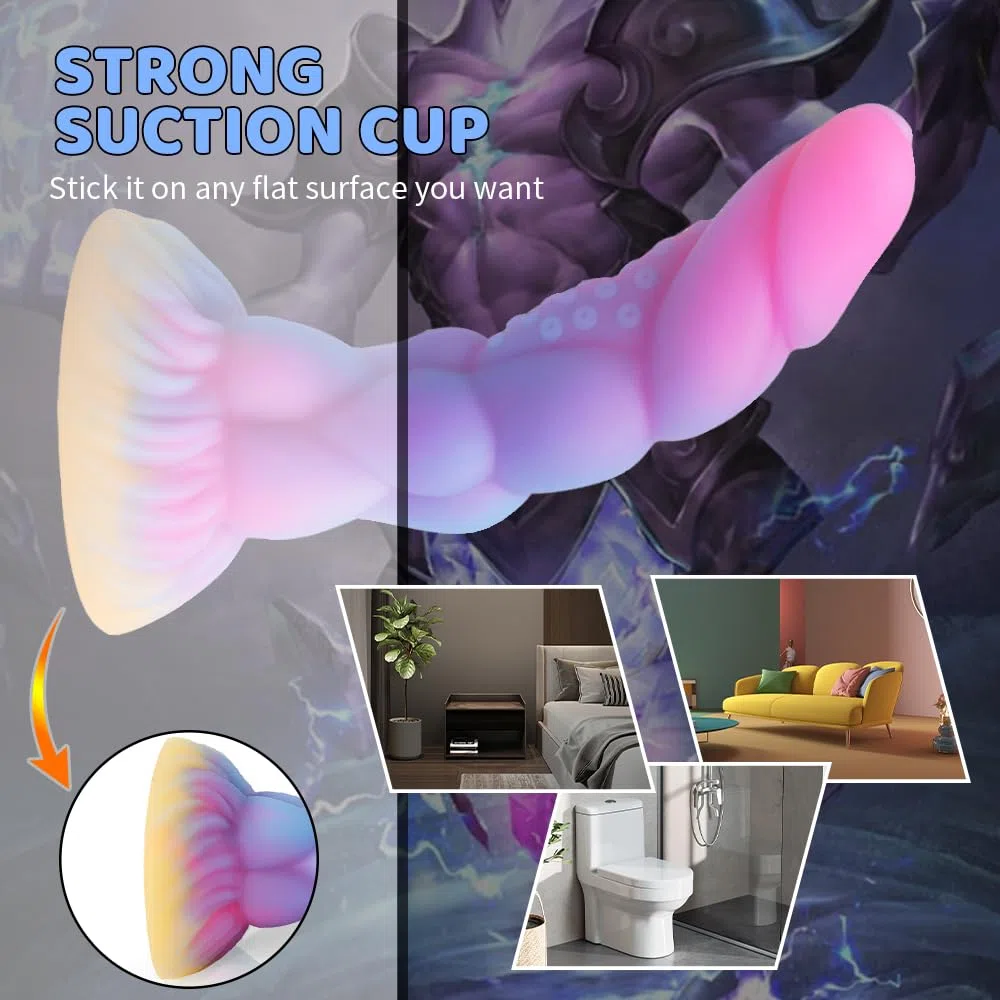 Fantasy Tentacolo realistico Monster Dildo, 8,14 pollici, Big Huge Thick, dildo anale in silicone con potente ventosa, morbido anale Plug prostata, adult Sex Toys Giant G Spot Play Dildo per donne