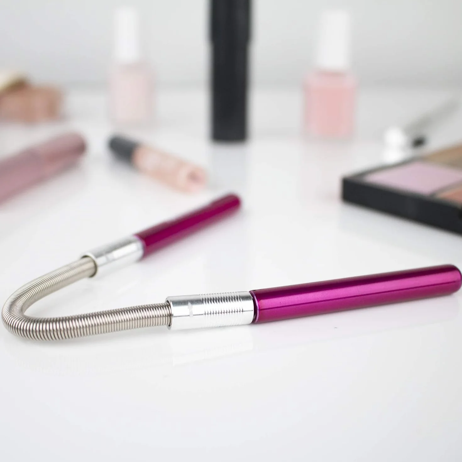 TWEEZERMAN Depilatore per il viso (leggera spiumatura, rimozione dei peli, epilatore a finitura liscia), rosa