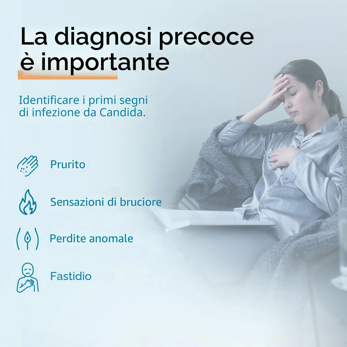 GetTested Kit per Test Candida a Casa - Kit per Test Rapido del Mughetto per Donne, Tampone Vaginale Candida Albicans Auto-Test, Risultati Rapidi e Accurati