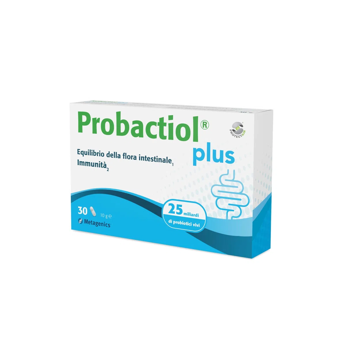 Metagenics Probactiol Plus - Equilibrio della Flora Intestinale - Sostiene l’Immunità - 30 Capsule