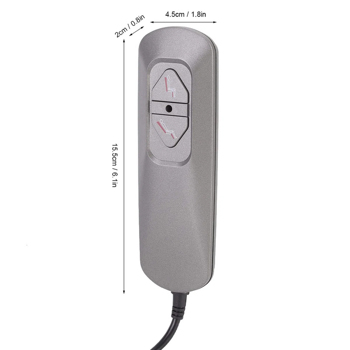 Telecomando per Poltrona Reclinabile Poltrona Reclinabile Elettrica Divano 2 Pulsanti Interruttore Manuale Controller 5 V Abs Mando Sillon Relax 5 Pini