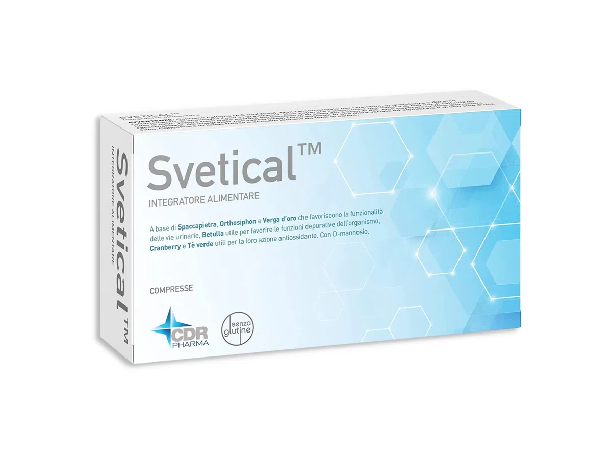 Svetical | Integratore che aiuta a prevenire la formazione e facilita l'espulsione dei Calcoli Renali | Con Spaccapietra, Mannosio e Cranberry | 30 Cpr