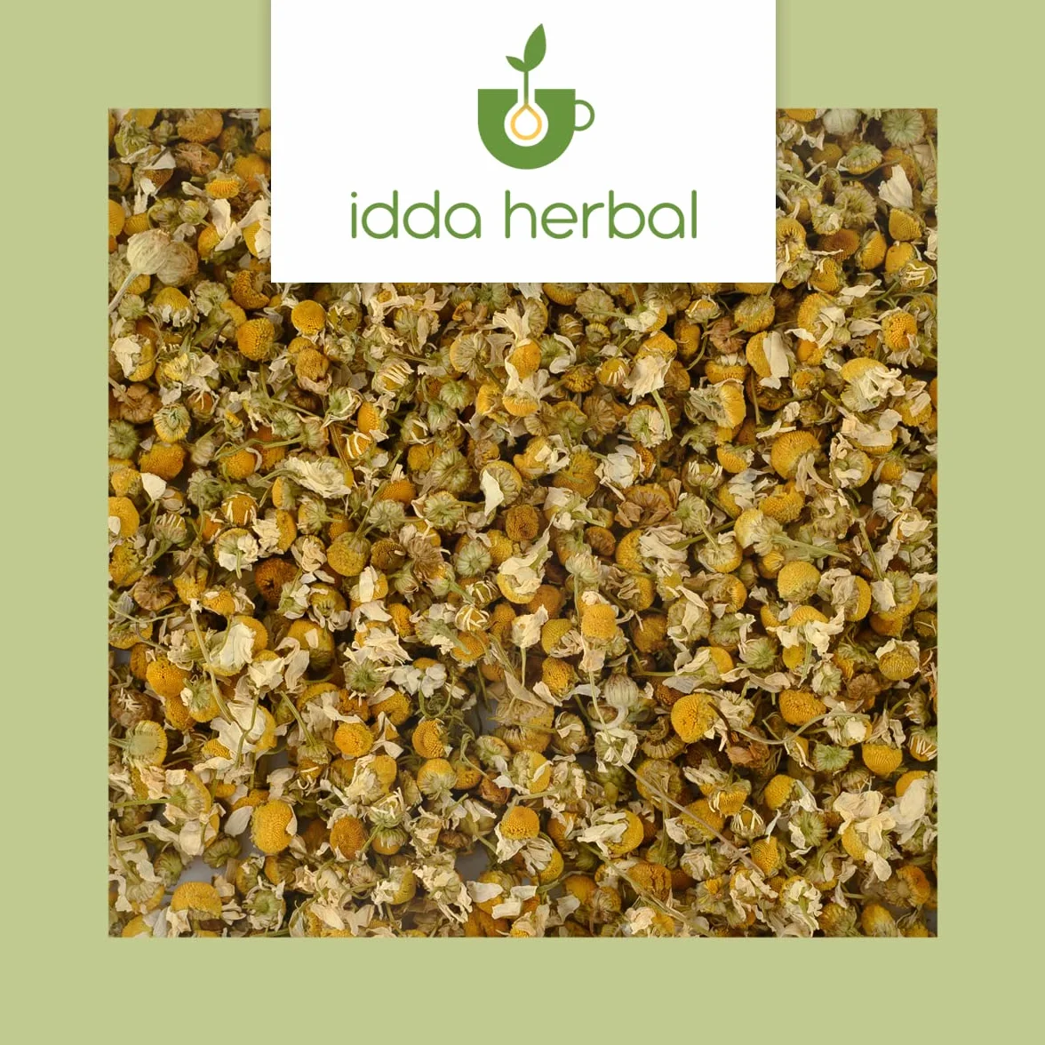 IDDA Herbal Camomilla Tisana 500g, Camomilla Fiori Essiccati Interi di Qualità Premium, Tè Sfuso