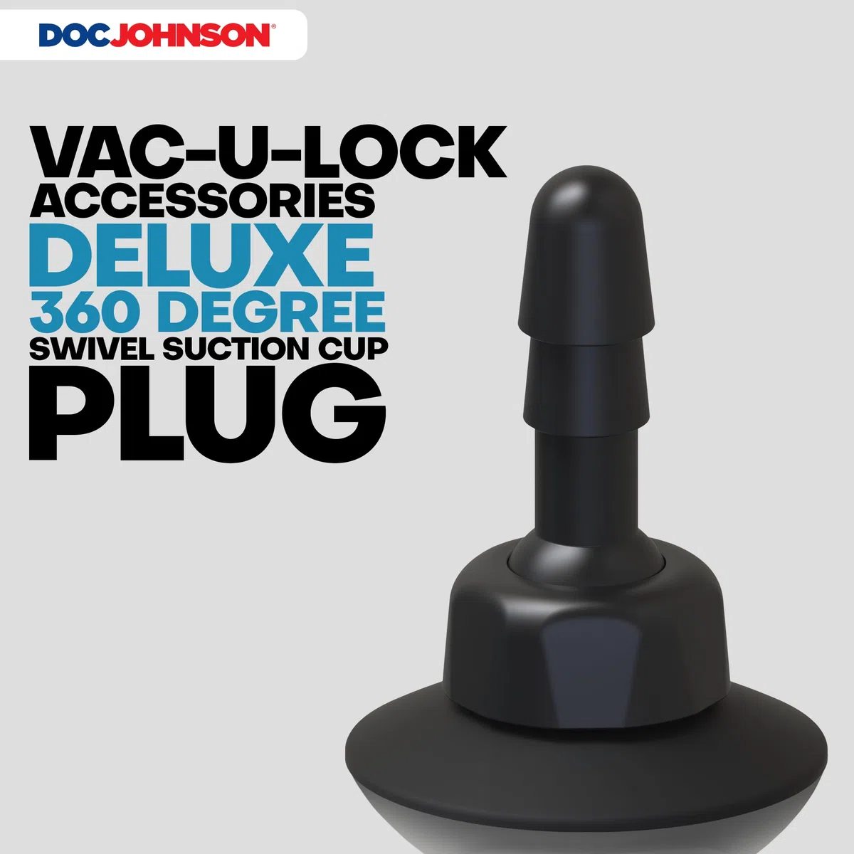 Doc Johnson 86754 Swivel Suction Cup Plug 360