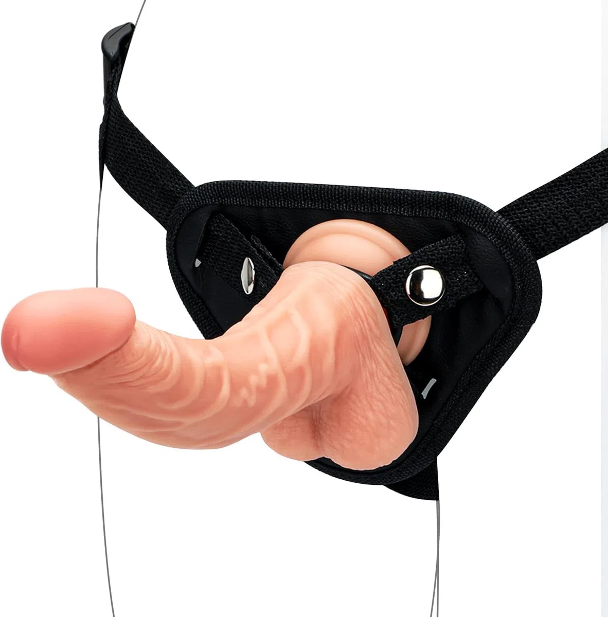 Strap on Dildo anale con imbracatura regolabile Plug anale rimovibile per lesbiche Uomini Donne Masturbazione Coppie Sex Toy