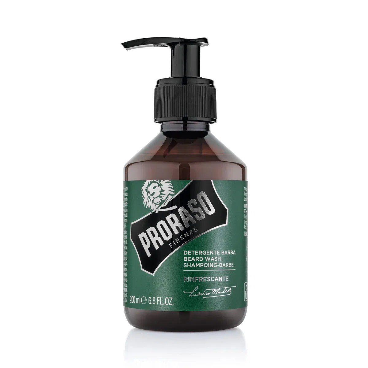 Proraso Set barba uomo Rinfrescante, Set ideale come regalo uomo contenente Shampoo da 200 ml, Olio 30 ml e Balsamo per la barba da 100 ml, Made in Italy