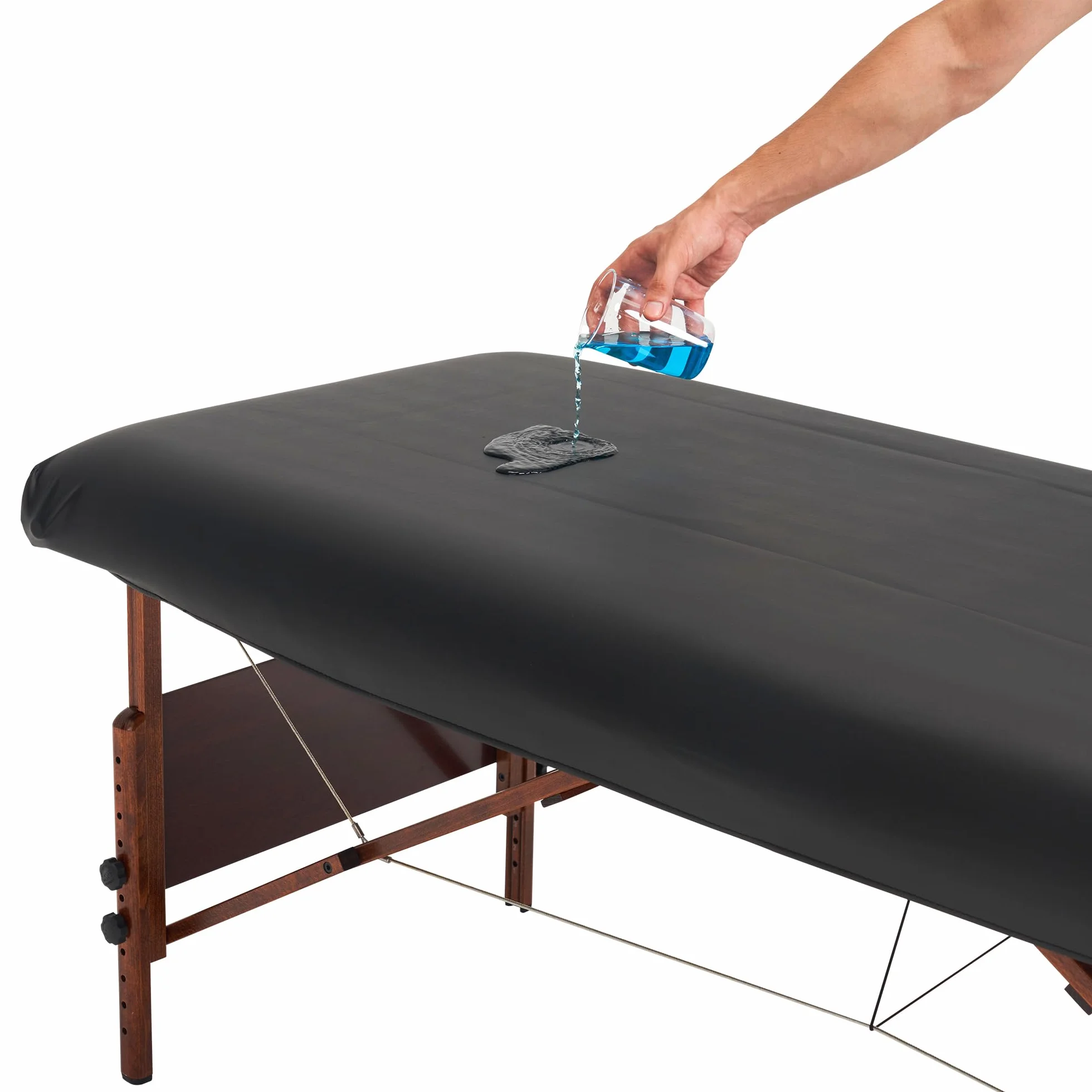10161 Master Massage - Rivestimento protettivo in finta pelle, lavabile, per lettino da massaggio