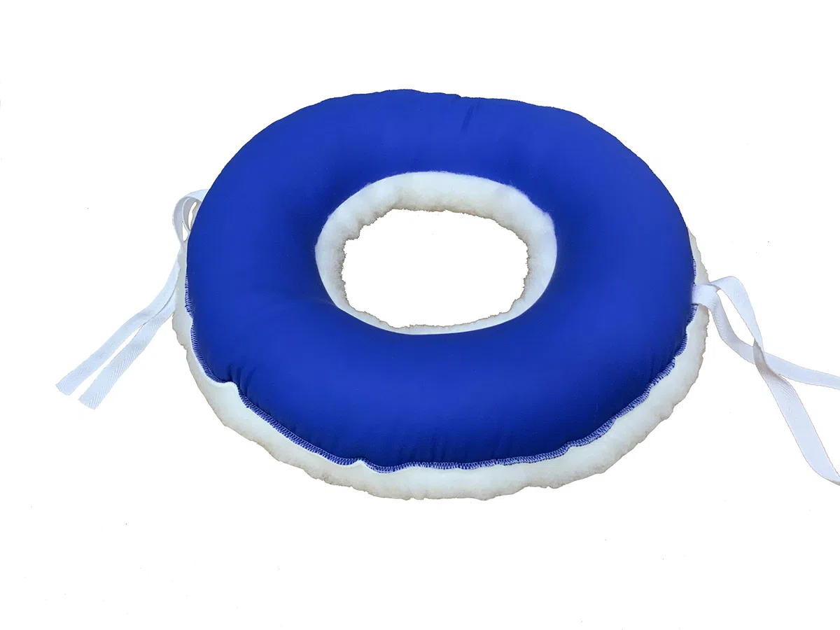 Cuscino antidecubito Donut per la prevenzione delle ulcere da pressione su sedie a rotelle, divani e letti - Produzione europea.