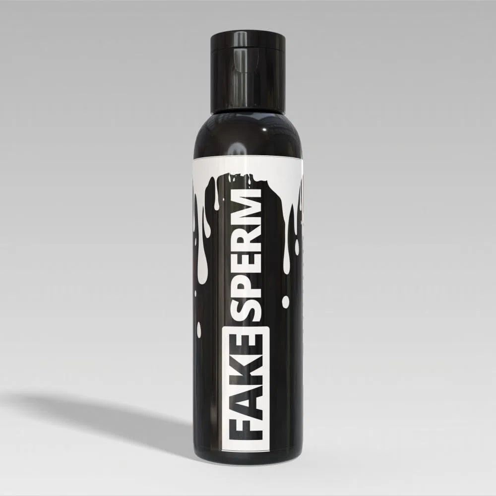 Lubrificante Finto Liquido Artificiale 250 ml Fake Sperm, Lubrificante bianco, Uso intimo Vaginale e Anale