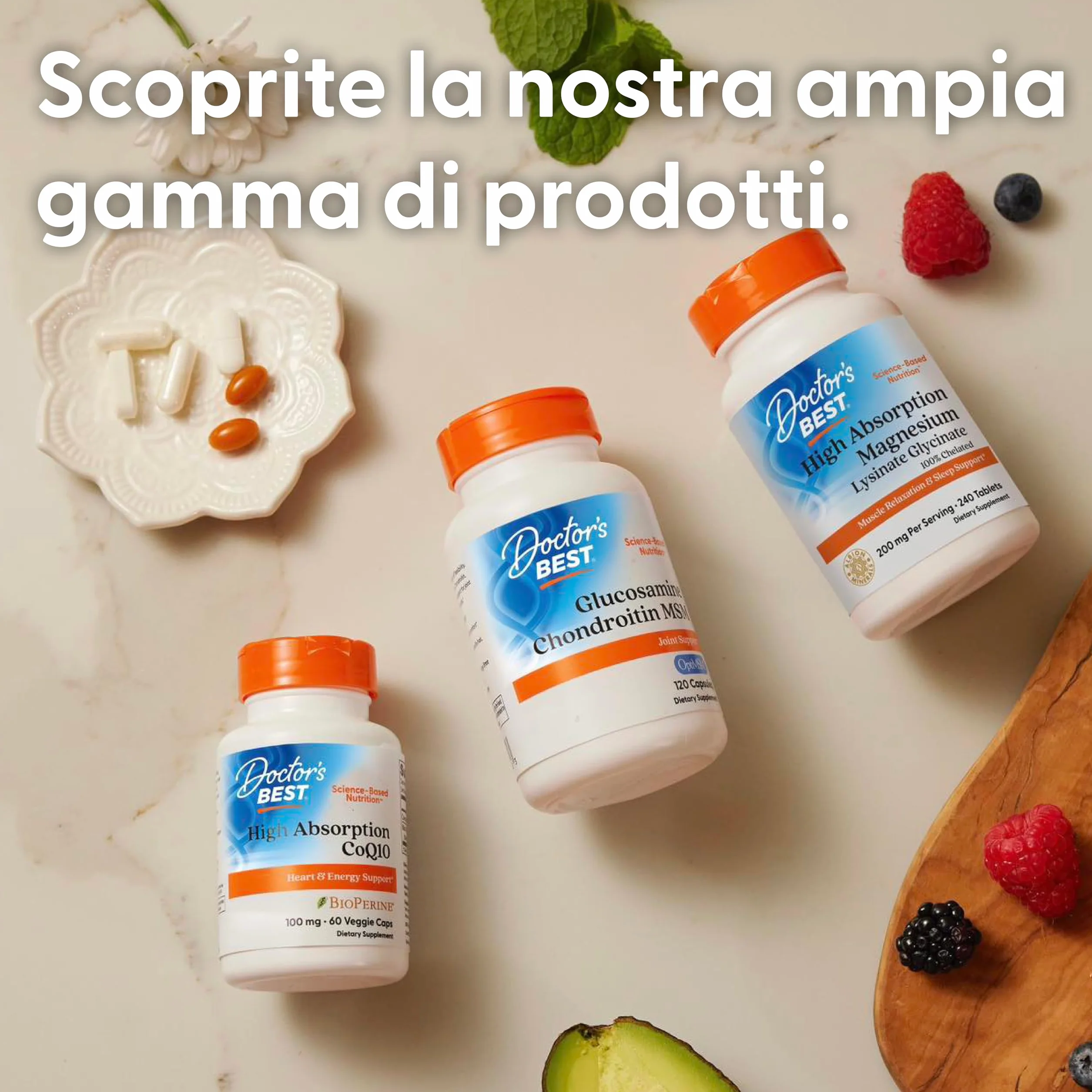 Doctor's Best, High Absorption CoQ10, con BioPerine, 200mg, 60 Capsule vegane, Testato in Laboratorio, Senza Glutine, Senza Soia, Vegetariano