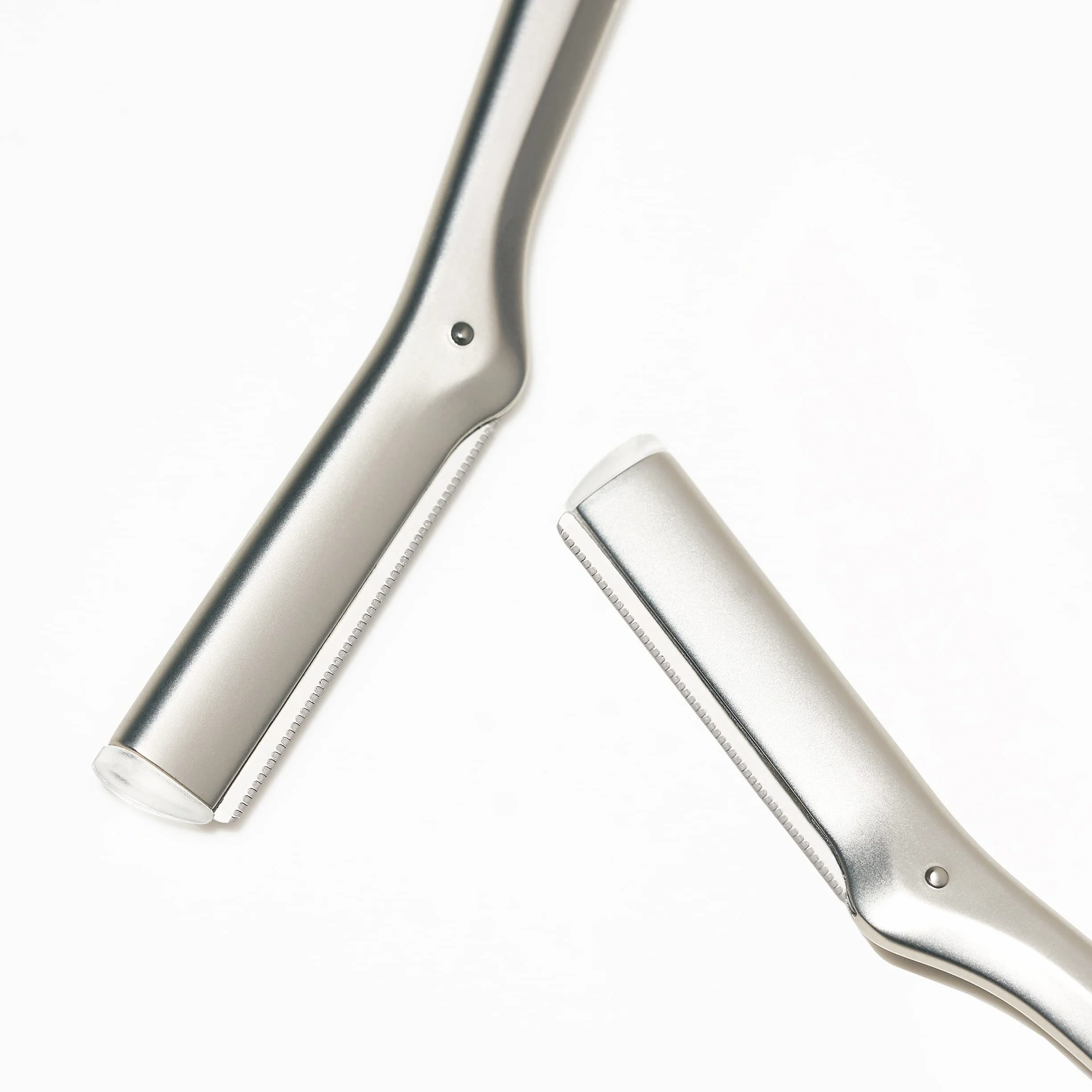 TWEEZERMAN Rasoio per il viso (rimozione precisa dei peli del viso con lama in acciaio inox, per viso e sopracciglia)