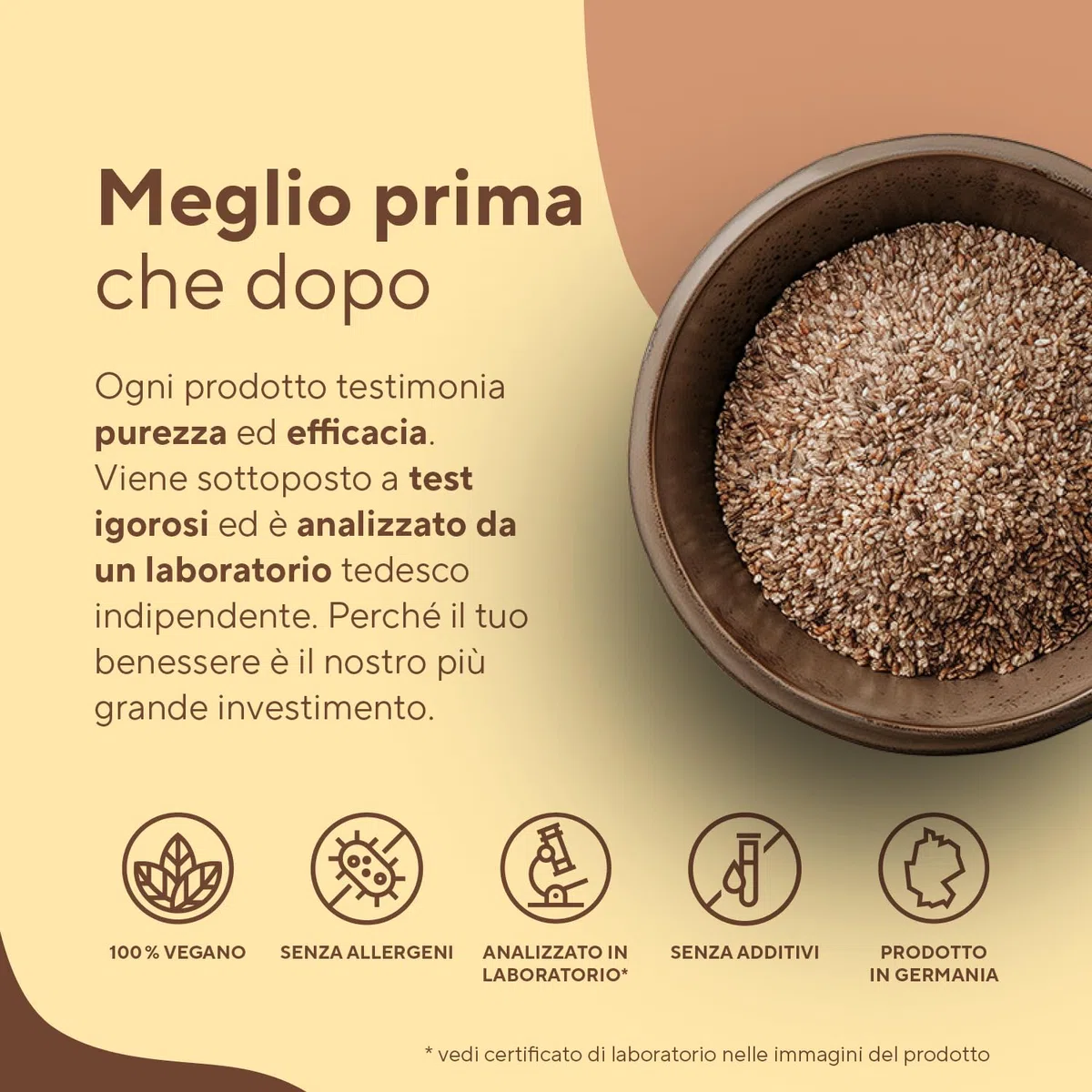Bucce di psillio BIO - 360 capsule - Alto dosaggio - 4500 mg dose giornaliera - Origine: India - 88% di fibre - Vegan, Testato in Laboratorio, Produzione Tedesca - TRUE NATURE