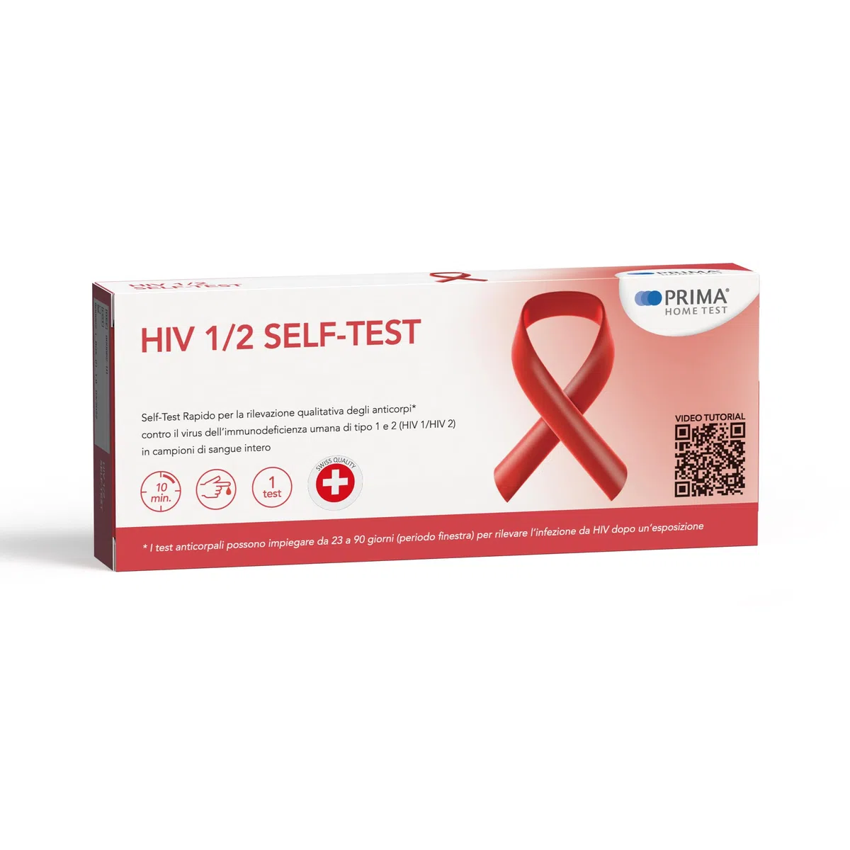 PRIMA Home Test, Autotest HIV - Ho contratto il virus dell’HIV? - Qualità Svizzera