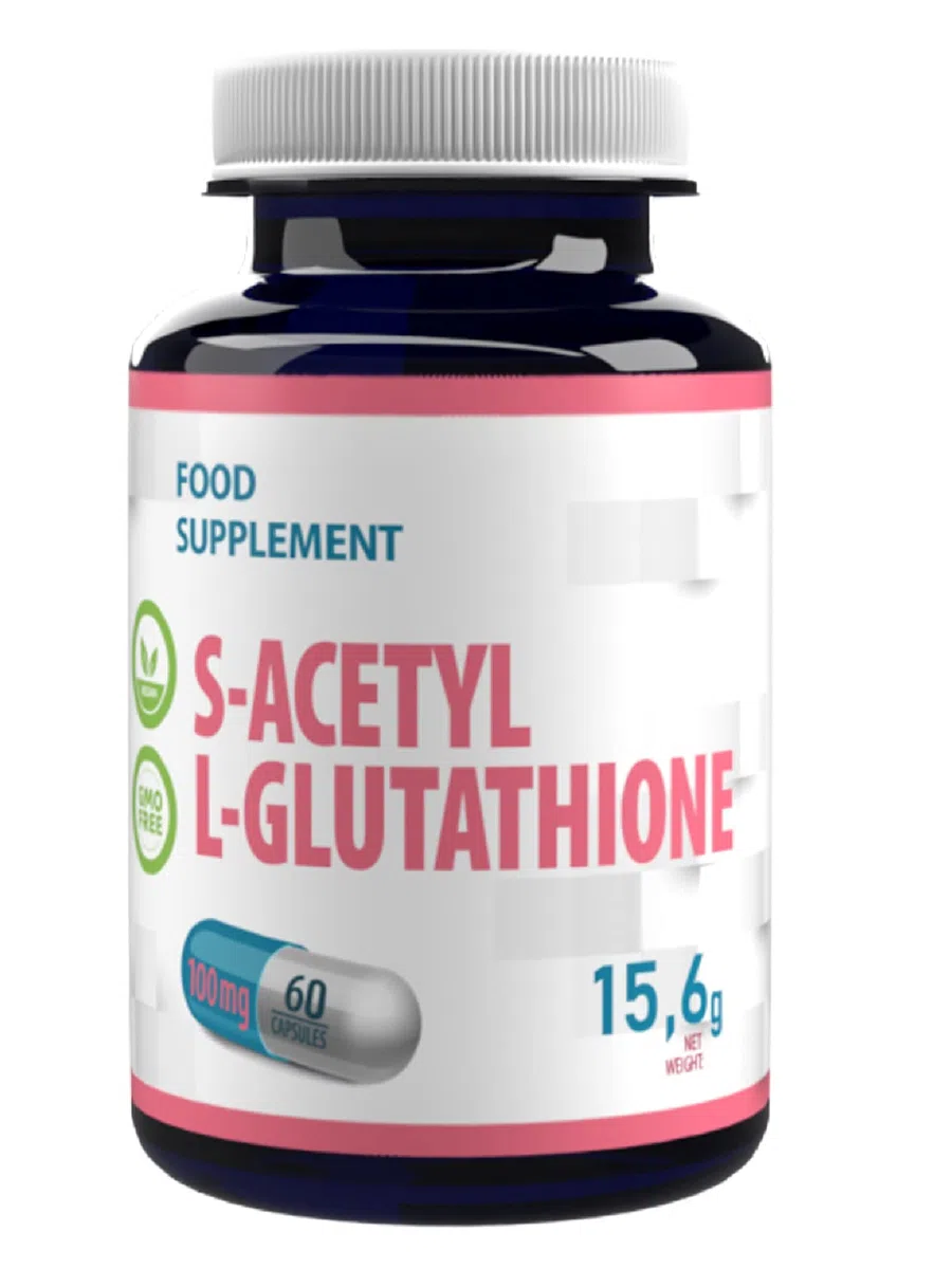 Hepatica S-Acetil-Glutatione | 100 mg | Alto dosaggio, principio attivo unico | 60 capsule vegane | scorta per 2 mesi | GMP & Testato da Laboratorio Indipendente