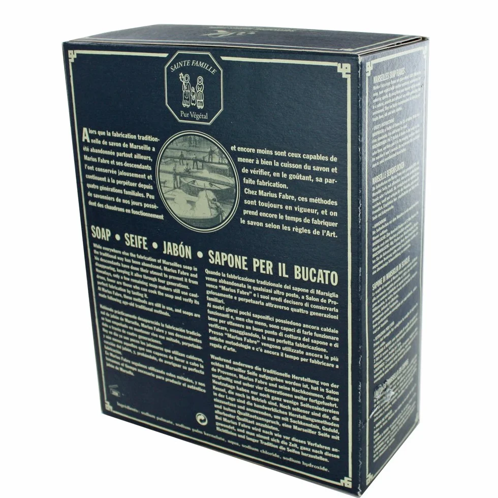 Marius Fabre scaglie di sapone Savon de Marseille Nature (per macchinari e lavaggio a mano), 750 G