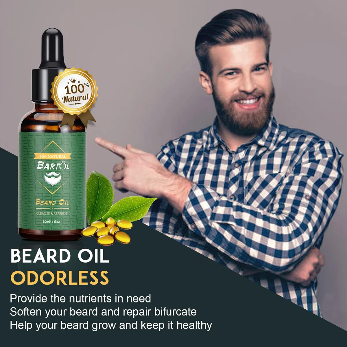 Kit Barba per Uomo 9 in 1 kit per La Cura della - Cura Barba con Olio Barb, Balsamo, Shampoo Barb, Spazzola, Pettine, Forbici, Borsa di Stoccaggio, Perfetto Regali per Uomo