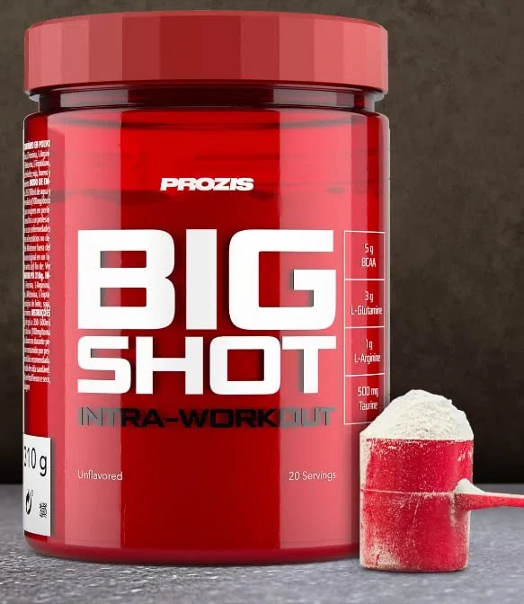 Prozis Big Shot IntraWorkout 20 servings - intra workout intra allenamento concentrato + Vitamine b6 b12 (multi gusti) (frutti misti)