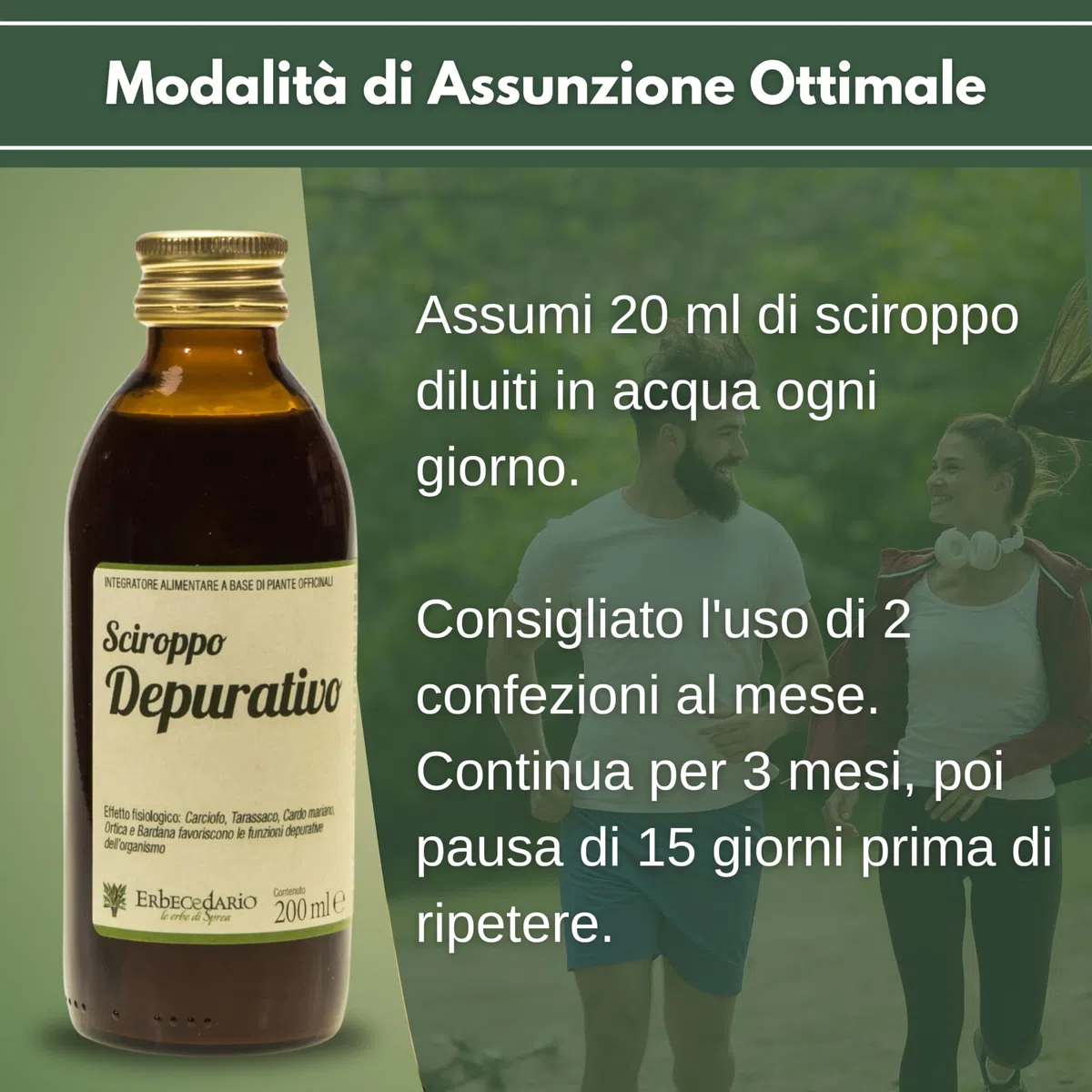 Sciroppo depurativo fegato 200ml con tarassaco, carciofo e cardo mariano 1160mg di attivi per dose giornaliera, Detox fegato e intestino elimina le tossine in eccesso - Made in Italy