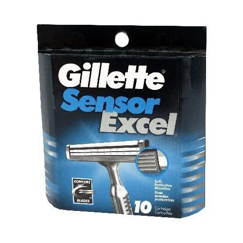 Gillette Sensor Excel Lame per Rasoio - 10 Lame x 3