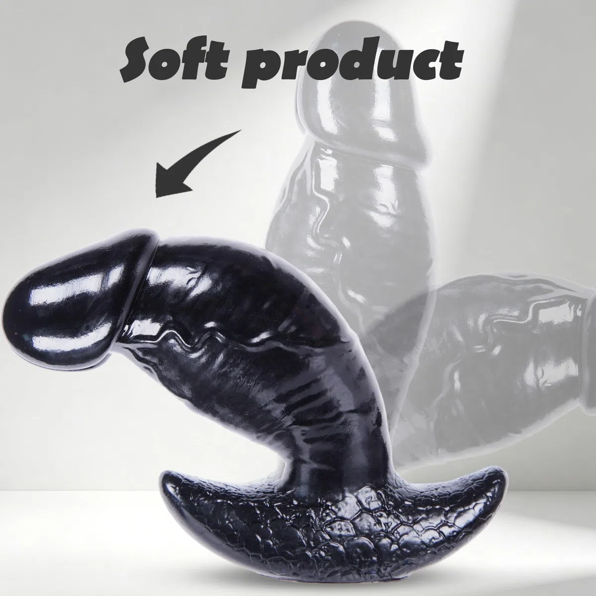 Fallo XXL Gigante Realistico Nero Anale 20,3 cm in Silicone Butt Plug con Base T, Dildo Gigante 6,1 cm Diametro Largo Plug Anale Prostata, Anale Prostata Avanzato Sex Toys per Donna Uomo