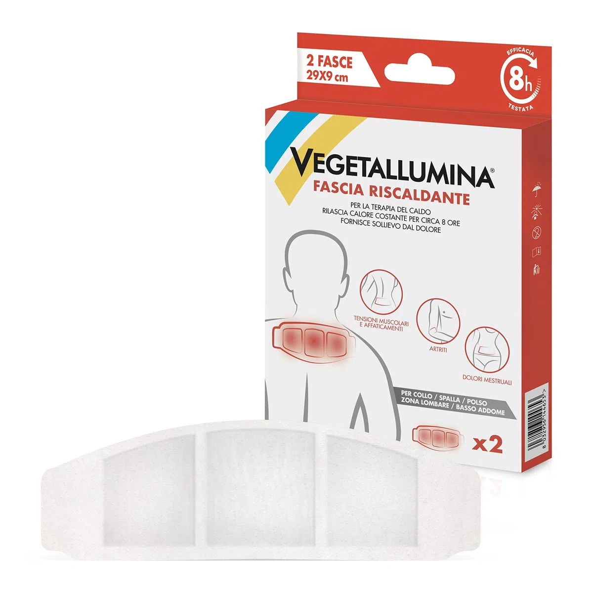 Fascia Riscaldante 2 Pezzi - 1 Prodotto