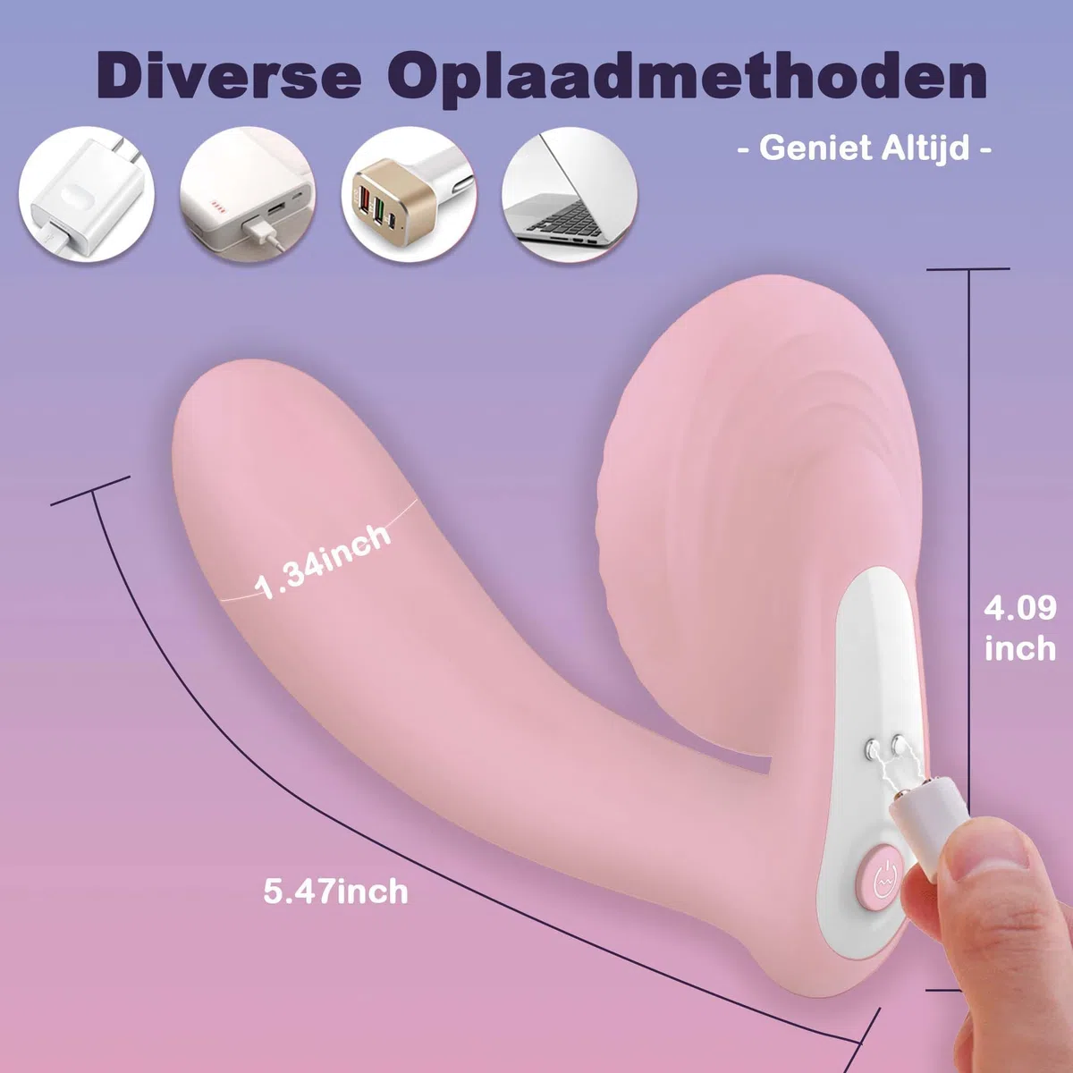 Vibratore Punto G Indossabile con Controllo App: Giocattolo Sessuale Ricaricabile a Distanza per Donne, 10 Modalità di Vibrazione, Doppia Sensazione, Silenzioso, Impermeabile, Silicone