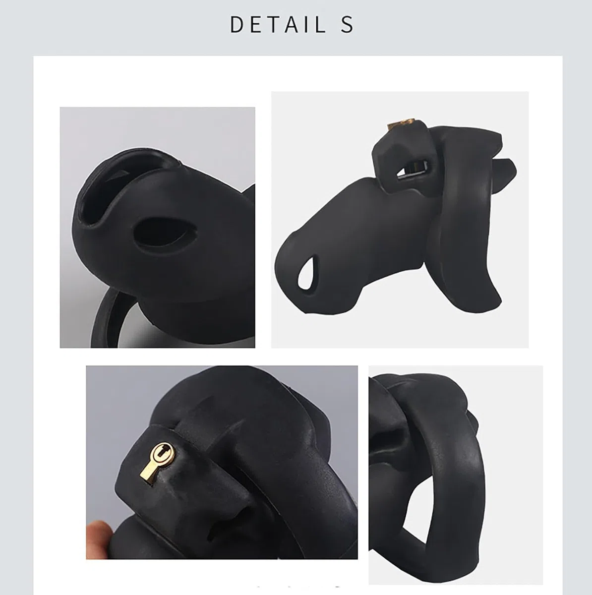Silicone Chastity Cage Pene Jaulas De Pene En Bondage Chastity Cage Uomo Cintura Castità Per Uomo Penis Cage Gabbia Pene Cock Cage Sex Toy Gabbia Castità Per Uomo (Pink,Long/105mm)