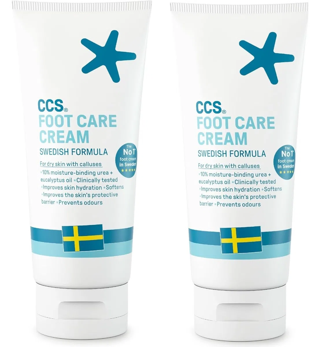 CCS Swedish crema per piedi, tubetto da 175 ml (confezione da 2)