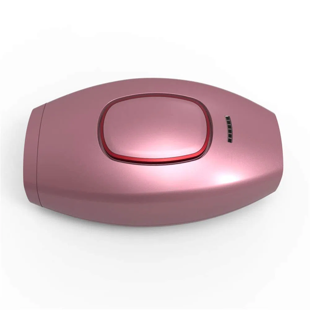 Epilatore A Luce Pulsata IPL, Sistema di Depilazione IPL 300,000 Flash Impulsi di Luce Indolore Permanente Dispositivo di Rimozione con Schermo LCD,Laser Epilatore per Ascelle Faccia,Rosa
