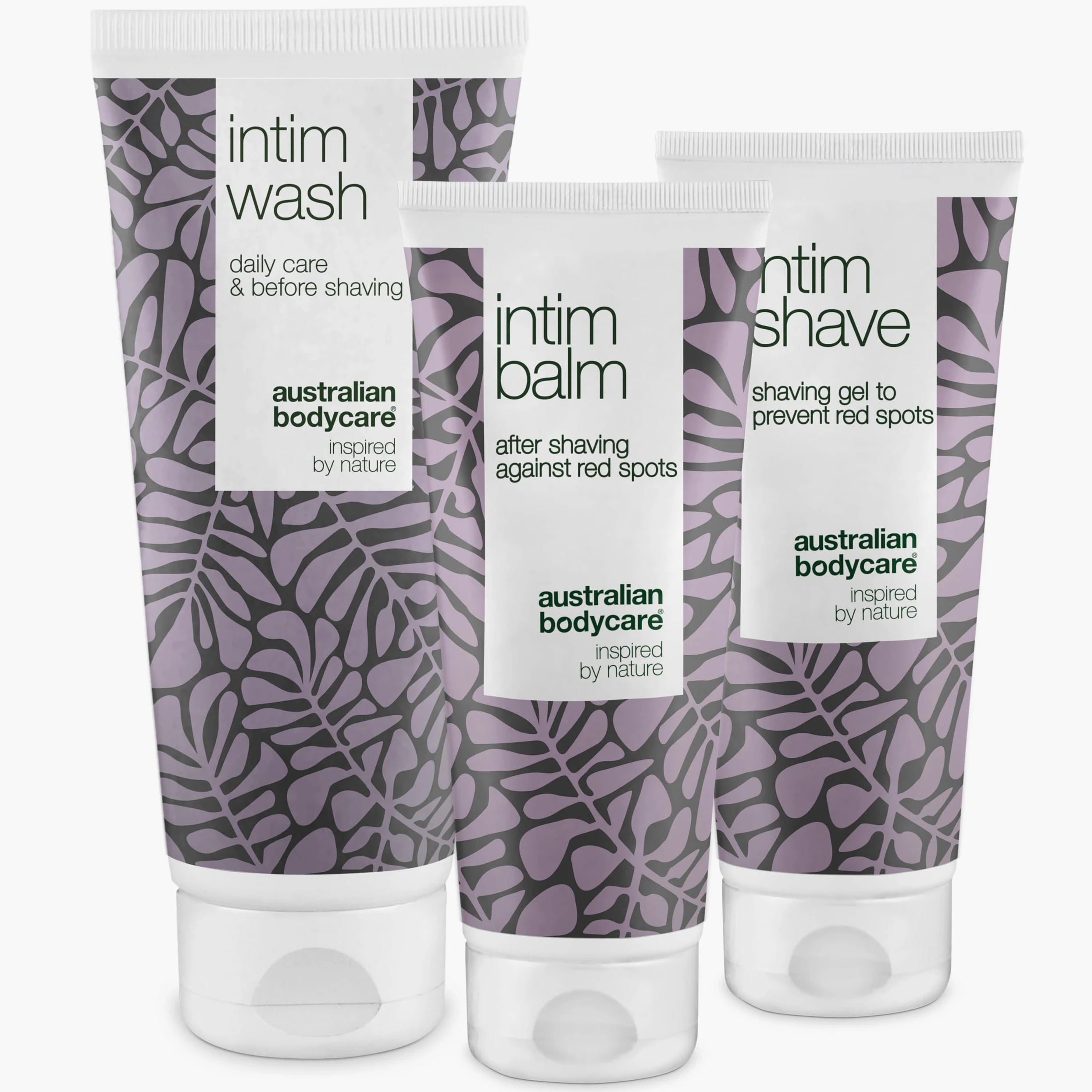 KIT di depilazione intima – 3 prodotti per liberarti di irritazioni e peli incarniti. Contiene: Intim Wash 200 ml, Intim shave 100 ml, Intim balm 100 ml | Australian Bodycare