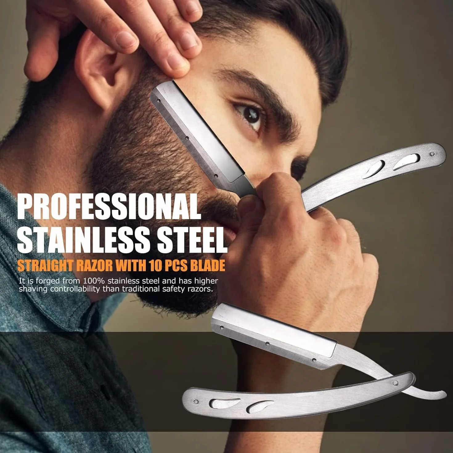 Kit post trattamento rimozione,Kit Cura Barba Uomo,Comozon 12 in 1 Kit Barba Uomo Professionale Prodotti Barba Uomo Con Rullo per Barba,Olio per Barba,Shampoo per Barba,Balsamo per Barba,Pettine