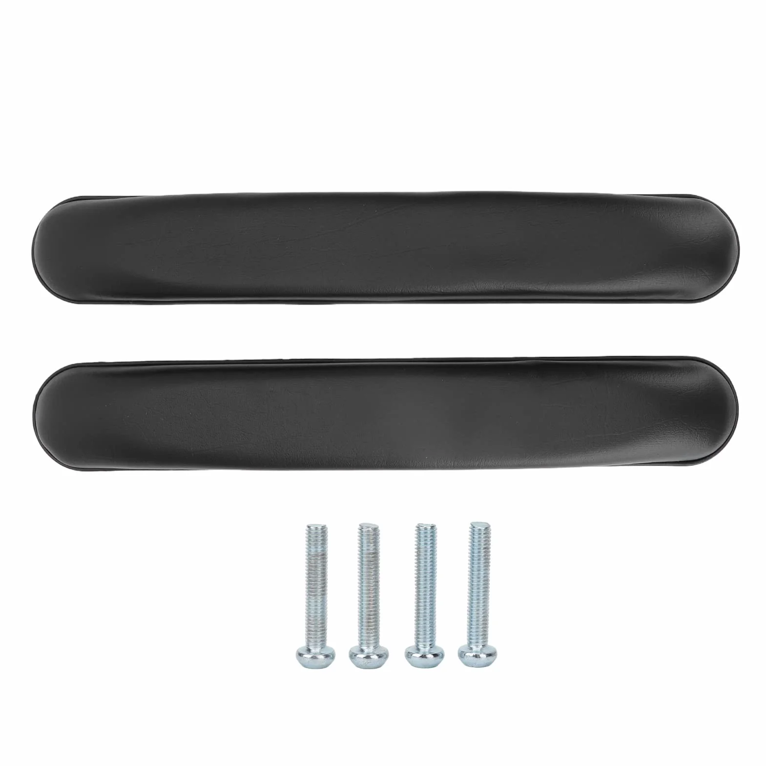 Fyearfly Bracciolo per sedia a rotelle, 1 paio di cuscinetti per braccioli impermeabili resistenti all'usura con viti per sedie a rotelle
