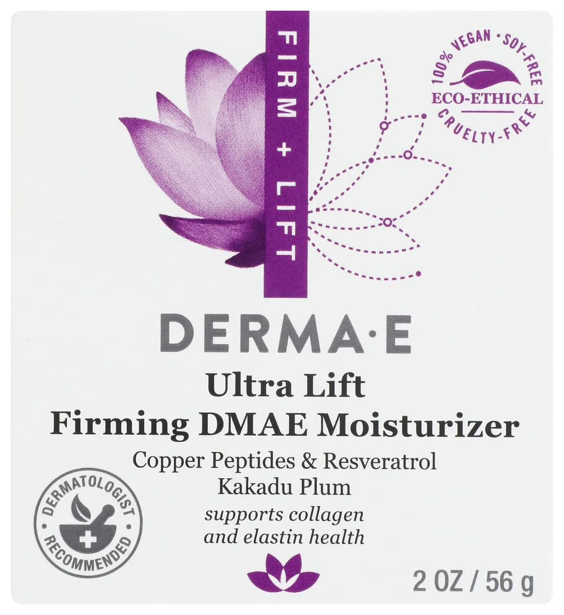 DermaE Natural Bodycare, Firming Moisturizer with DMAE 2 oz