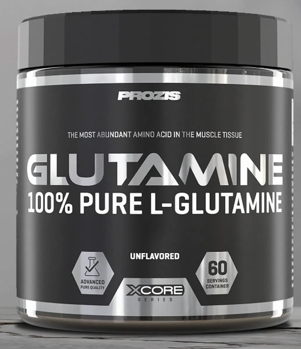 Prozis Xcore Series Glutamine 300 gr - glutamina pura, gusti a scelta (naturale)