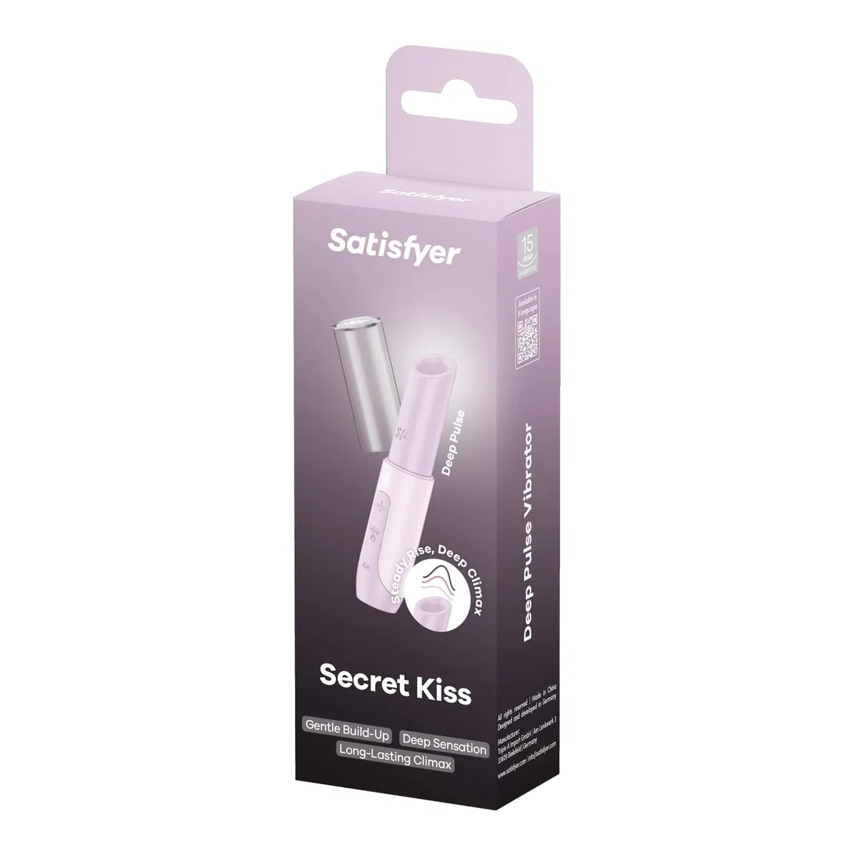 Satisfyer Secret Kiss, giocattolo sessuale per adulti, per donne, stimolazione del clitoride, vibratore per il benessere e il piacere sessuale