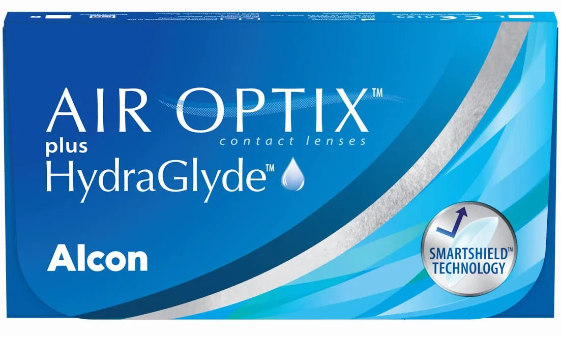 Air Optix Plus HydraGlyde Lenti a Contatto Mensili, 6 Lenti, BC 8.6 mm, DIA 14.2 mm, +4.25 Diopt