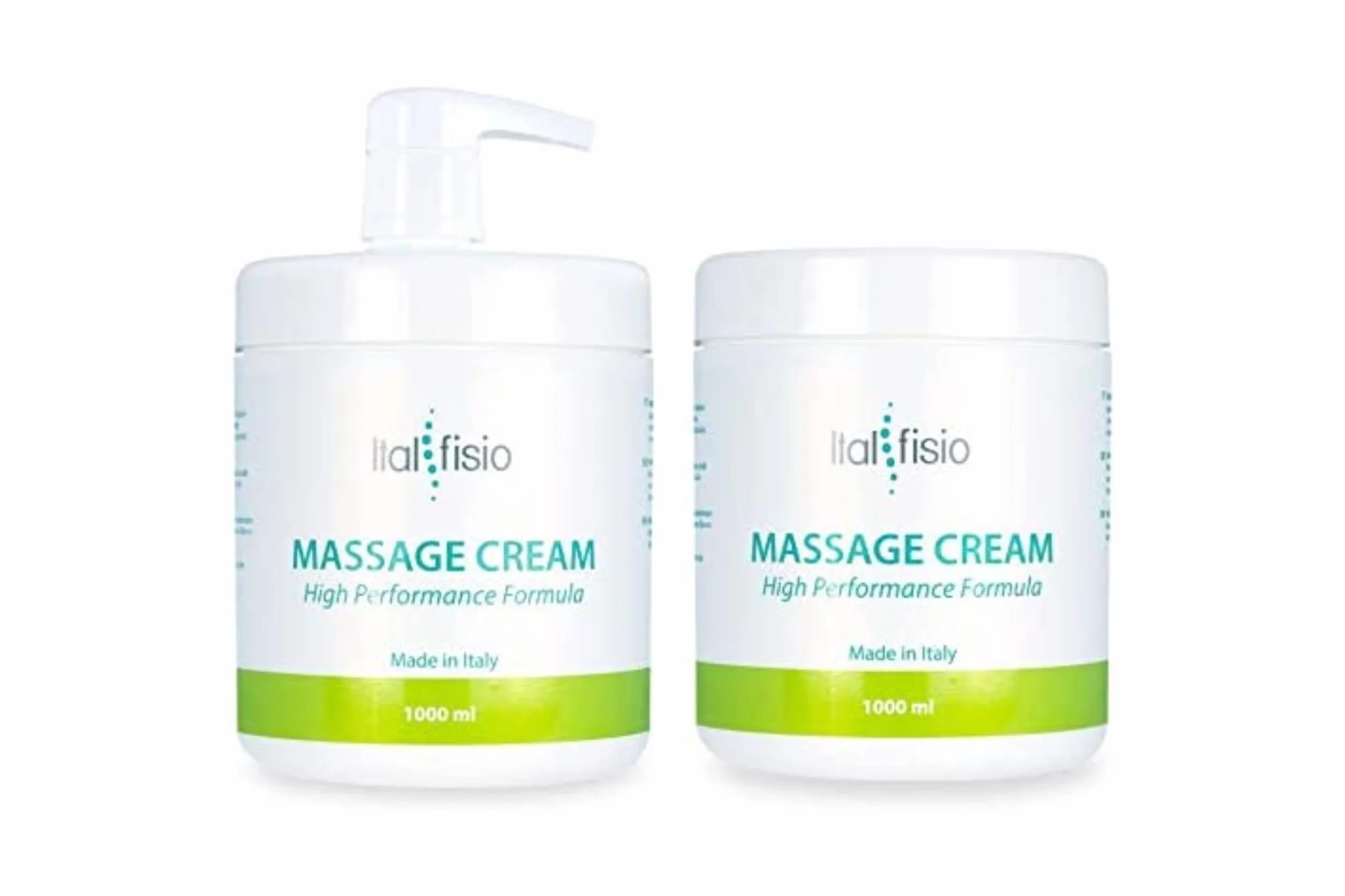 ITALFISIO Crema Corpo per Massaggio - Idratante Crema Professionale per Fisioterapia, Uso Sportivo ed Estetico - Lenisce e Ammorbidisce la Pelle - Ideale per Pelli Delicate - 1000ml