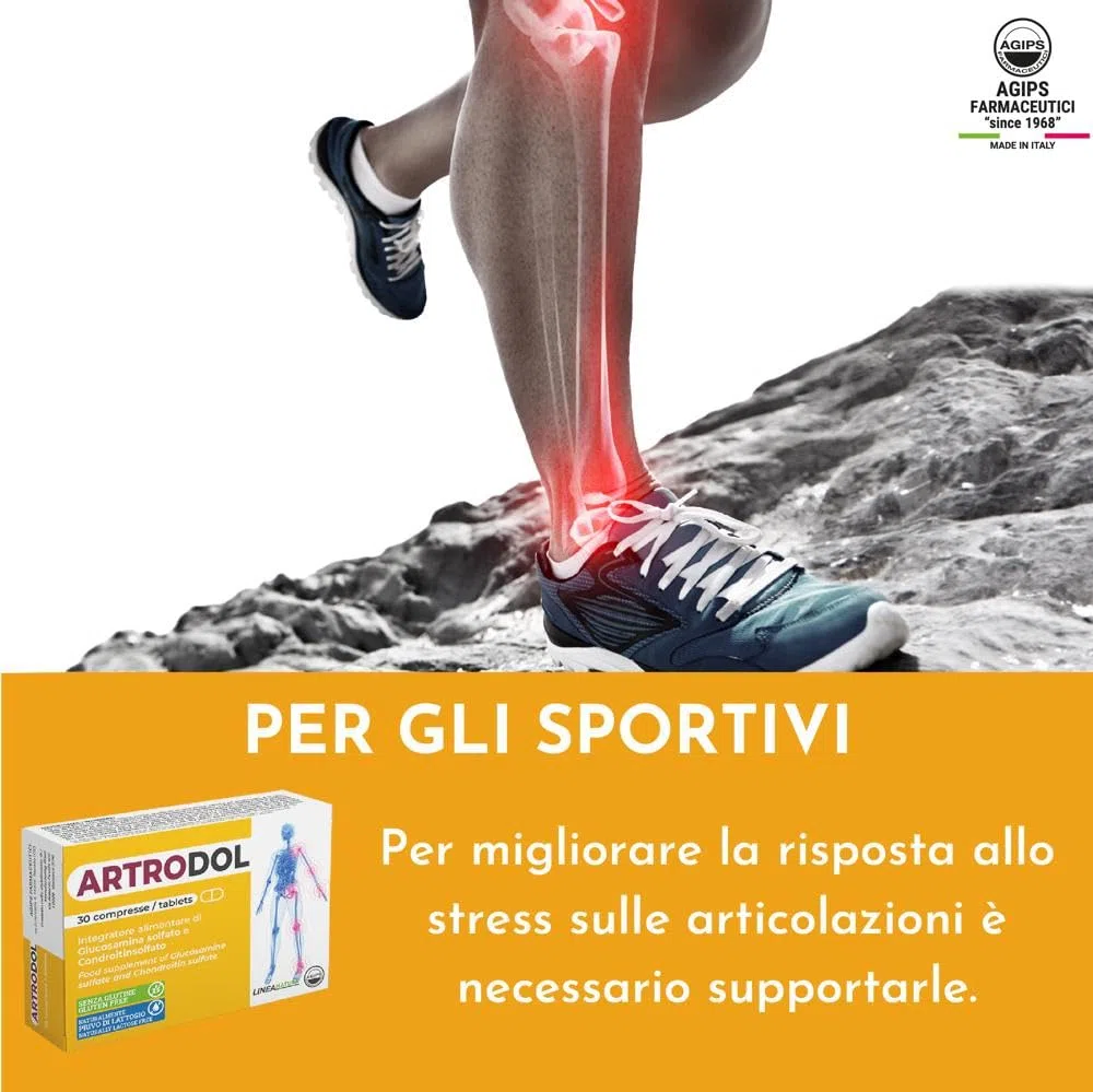 Agips Artrodol Integratore per Articolazioni Ossa e Cartilagine con Condroitina e Glucosamina ad Alto Dosaggio 90 compresse (3 Scatole)