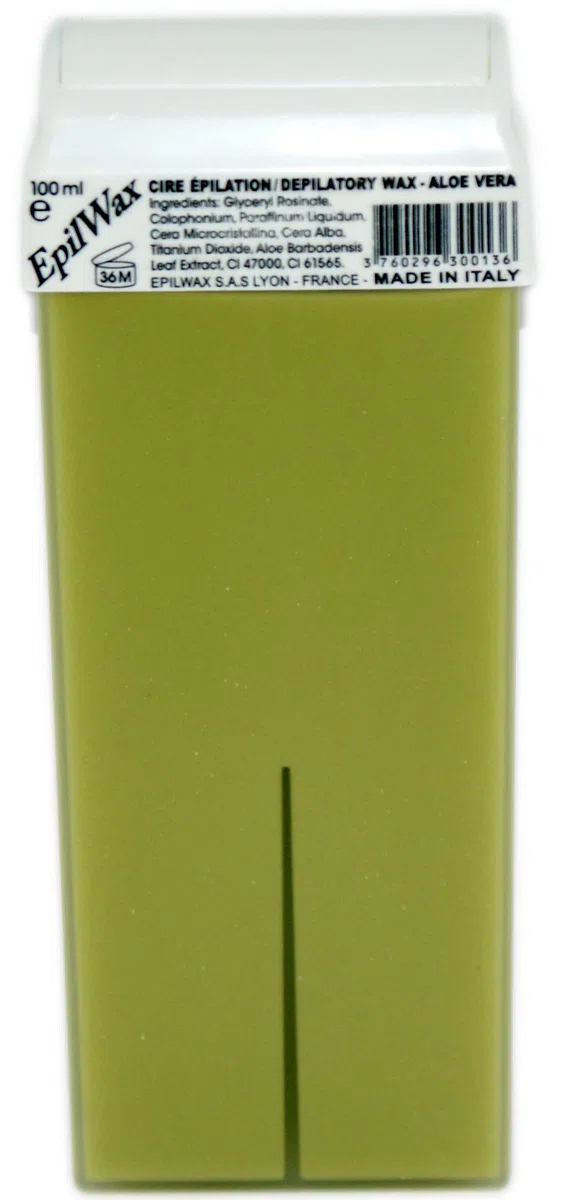 EPILWAX - Kit di rifornimento con: 12 cartucce Roll-on con Aloe Vera, 1 confezione di 100 strisce non tessute per la depilazione e 1 bottiglia di olio neutro dopo la depilazione da 250 ml