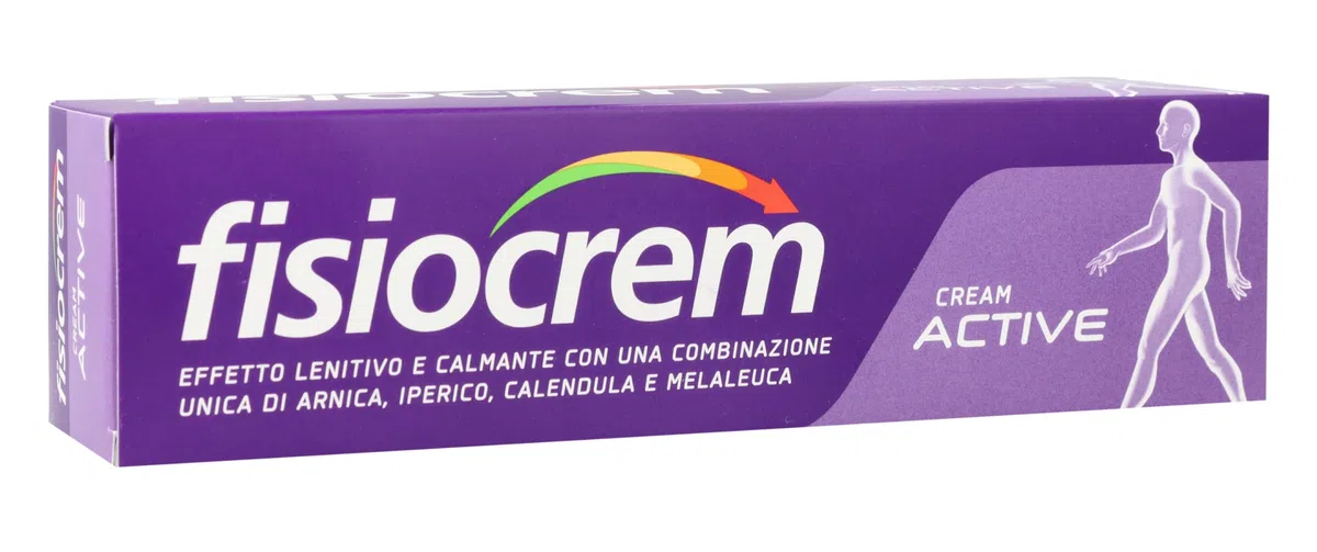 Fisiocrem | Cream Active 250 ml | Crema massaggio muscolare | Effetto lenitivo e rinfrescante | Con Arnica e Calendula | Cosmetici e Igiene | Cura del corpo