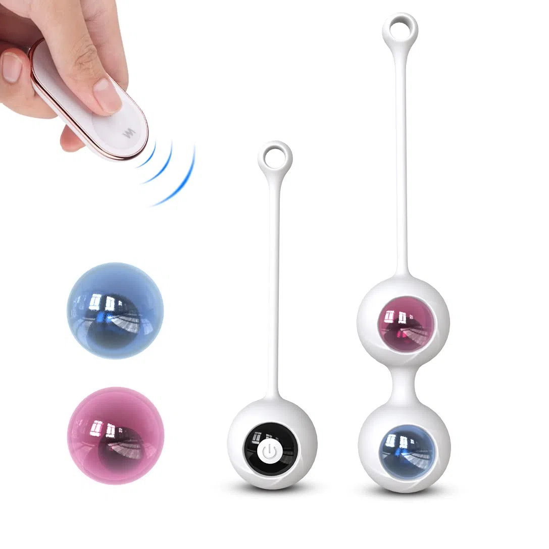 9 Modalità di Massaggio Silicone Kegel Ball 2 in 1 Palline con Telecomando Per il Pelvico Palline per Donna, Ricaricabile,Impermeabile,Liscio,Controllo della Vescica ed Esercizi del Pavimento Pelvico