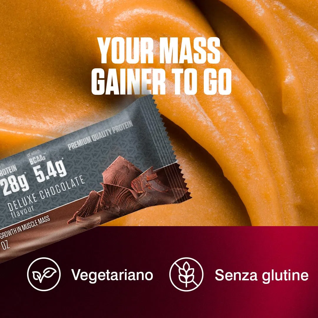 Dymatize Super Mass Gainer Bar Deluxe Chocolate - Barrita Weight-Gainer + Proteína