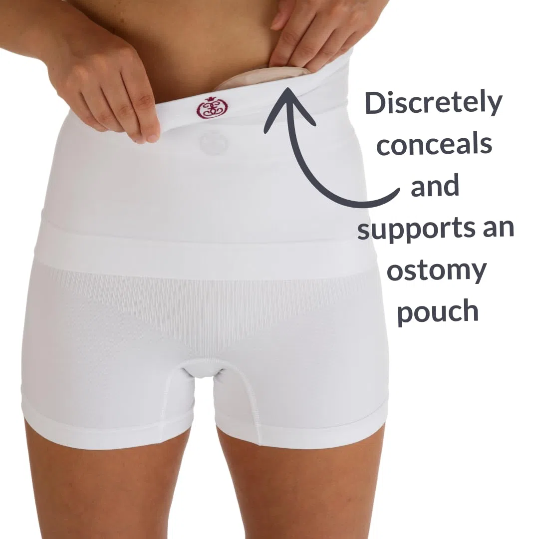 Comfizz Fascia di supporto per stomia o post-chirurgia per uomini e donne, profondità 25,4 cm, supporto leggero livello 1