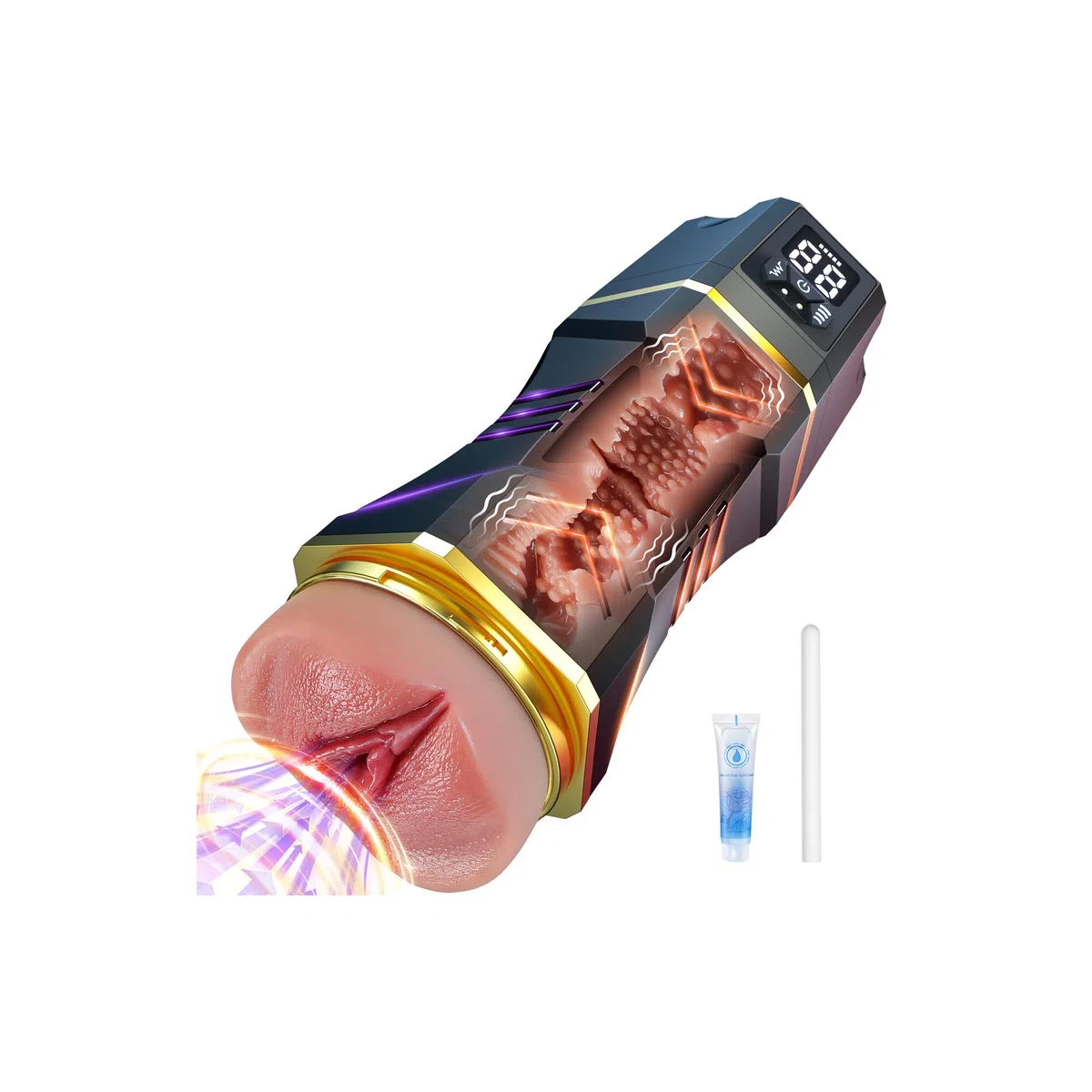 Masturbatore Uomo Sex Toys - Masturvatore Sexytoysys per Uomo Sexy Toy Realistico Masturbatori Uomini Maschile, Giochi Erotici con 3D Vagina Silicone Finta per Pene Automatico Vagine Vere Pocket Pussy