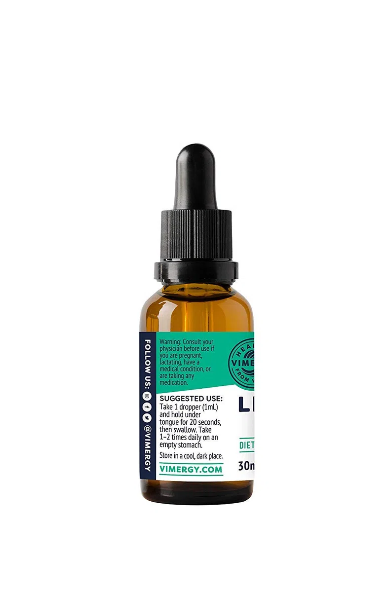 Vimergy Vitamina B12 Liquida – Vitamina B12 Vegan Formato Prova 30 ml – Sistema Nervoso ed Energia Cerebrale – Aroma Dolce – Senza Zuccheri Raffinati – Senza Glutine Senza OGM Keto/Paleo-Friendly