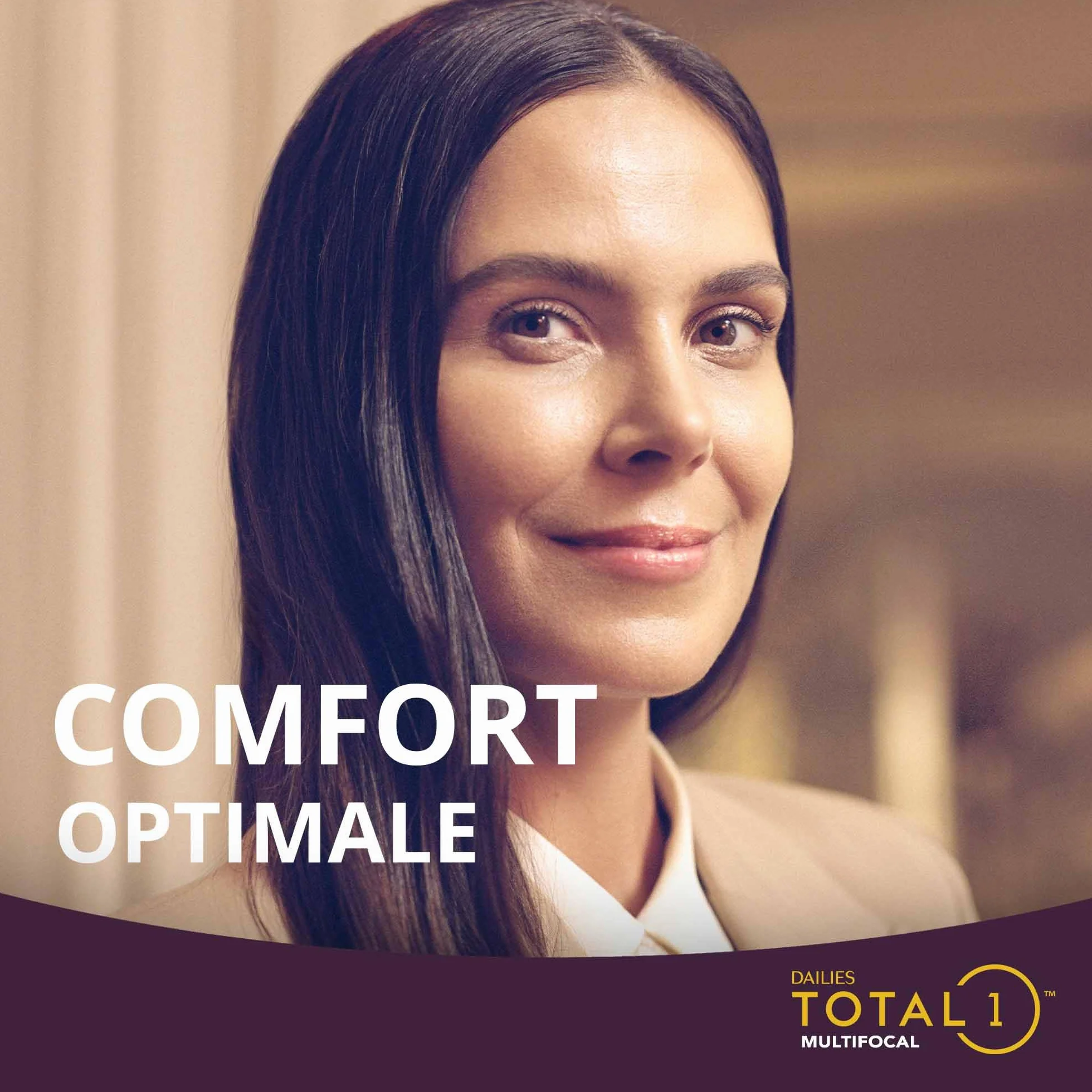 Dailies Total 1 Multifocal lenti a contatto giornaliere | 30 lenti | BC 8.5 mm | DIA 14.1 mm | ADD LOW | +01.50 diottrie